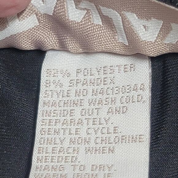 TanJay Black A Line Elastic Waist Pleated Maxi Skirt Medium Lightweight Stretch - Picture 5 of 6